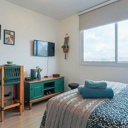 Aconchegante Studio No Bras Com Piscina/Metro Bras São Paulo Exteriör bild