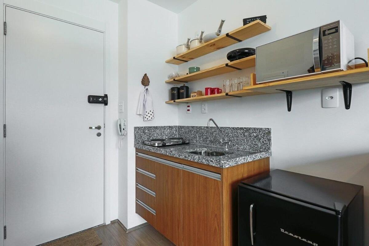 Aconchegante Studio No Bras Com Piscina/Metro Bras São Paulo Exteriör bild