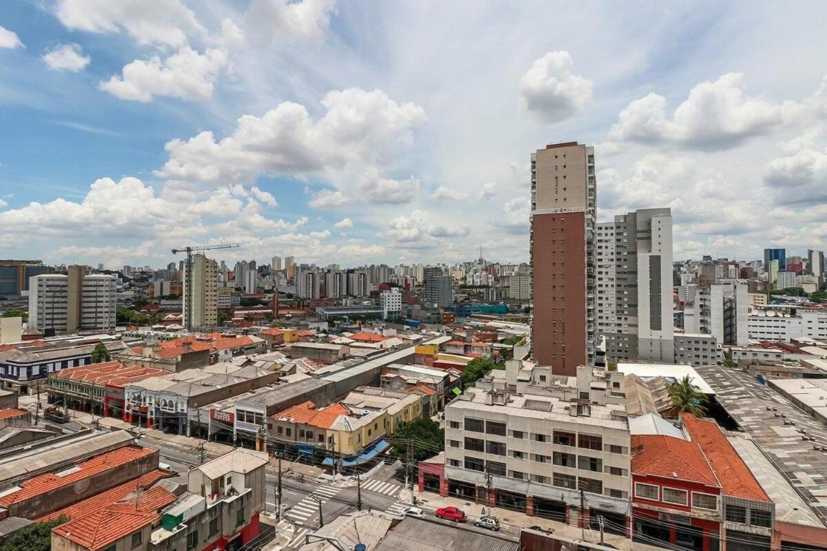 Aconchegante Studio No Bras Com Piscina/Metro Bras São Paulo Exteriör bild